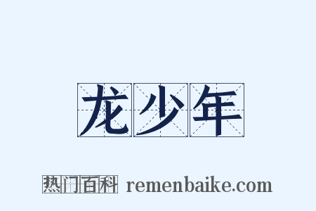 龙少年是什么意思的图片